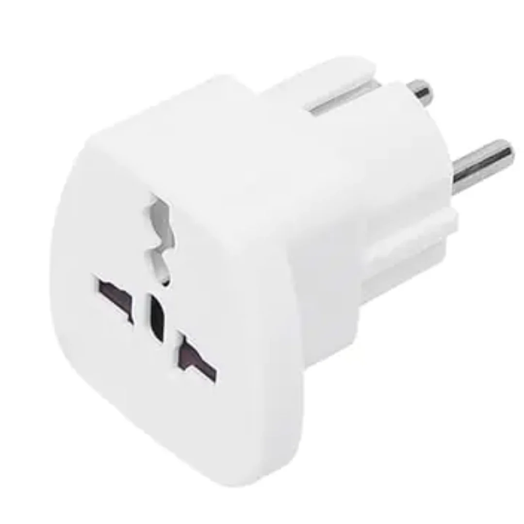 Adaptador de viagem Europeia Schuko - Universal (macho)