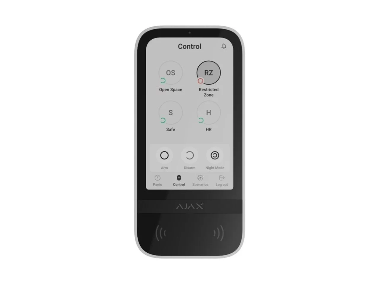 Ajax Keypad Touchscreen Branco - Ajax KEYPADTOUCHSCREEN - Image 2
