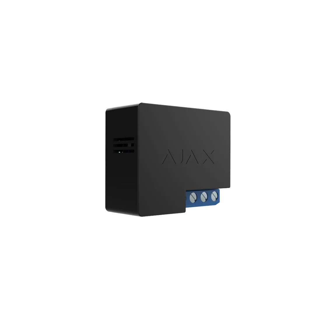Ajax Relé 230VAC de controlo remoto para alarme Ajax Preto - Ajax WallSwitch