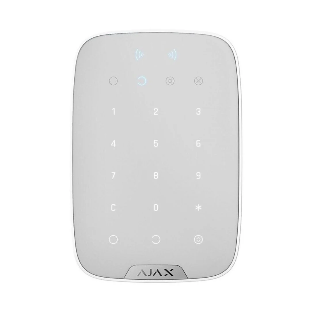 Ajax Teclado independente bidirecional para alarme Branco - Ajax KeyPad Plus