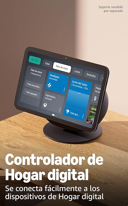 Amazon Alexa Assistente Virtual Echo Show 8 em Preto (Última Geração) – Ecrã HD de 8,7" com Áudio Espacial e Alexa - Image 3