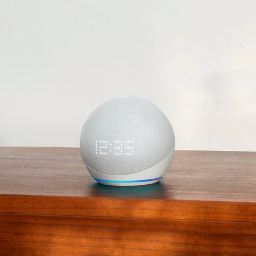 Amazon Alexa Echo Dot (Geração 5) c/ relógio - Branco - Image 5