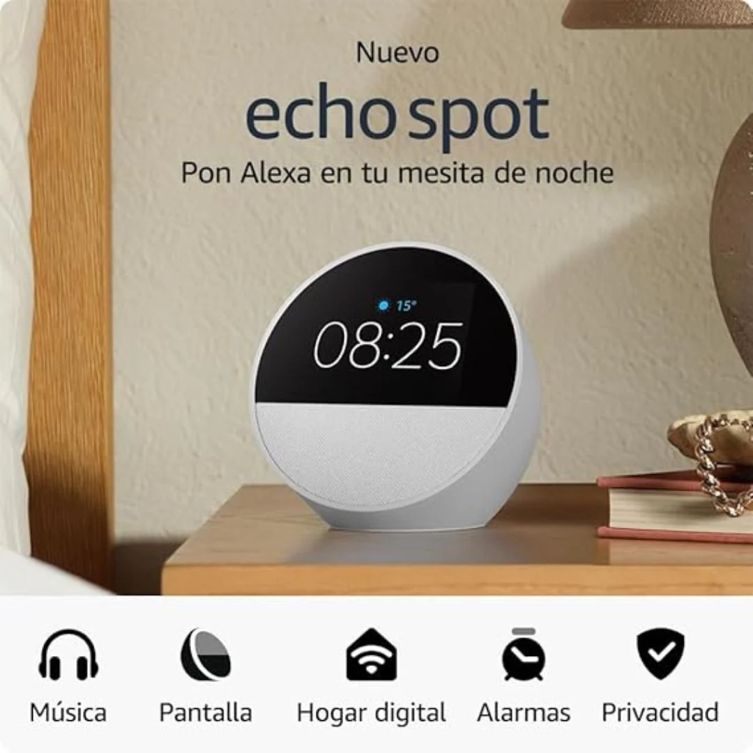 Amazon Alexa Echo Spot - Branco - Image 3