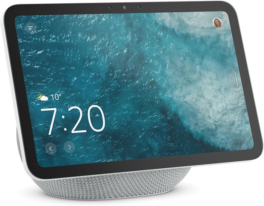 Amazon Alexa Assistente Virtual Echo Show 8 (Última Geração) em Branco – Ecrã HD de 8,7" com Áudio Espacial e Alexa