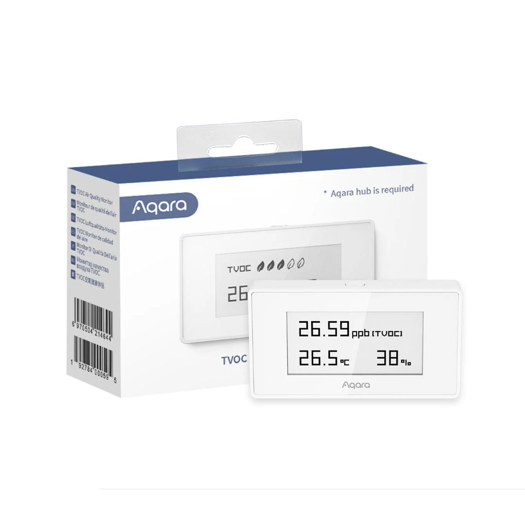 Aqara Sensor de qualidade do ar TVOC com termómetro e higrómetro - Smart Zigbee 3.0 - Image 3
