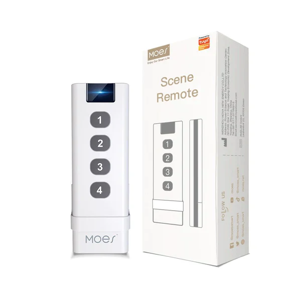 Moes Comando de cenários 4 botões SmartLife Tuya Zigbee - Image 2