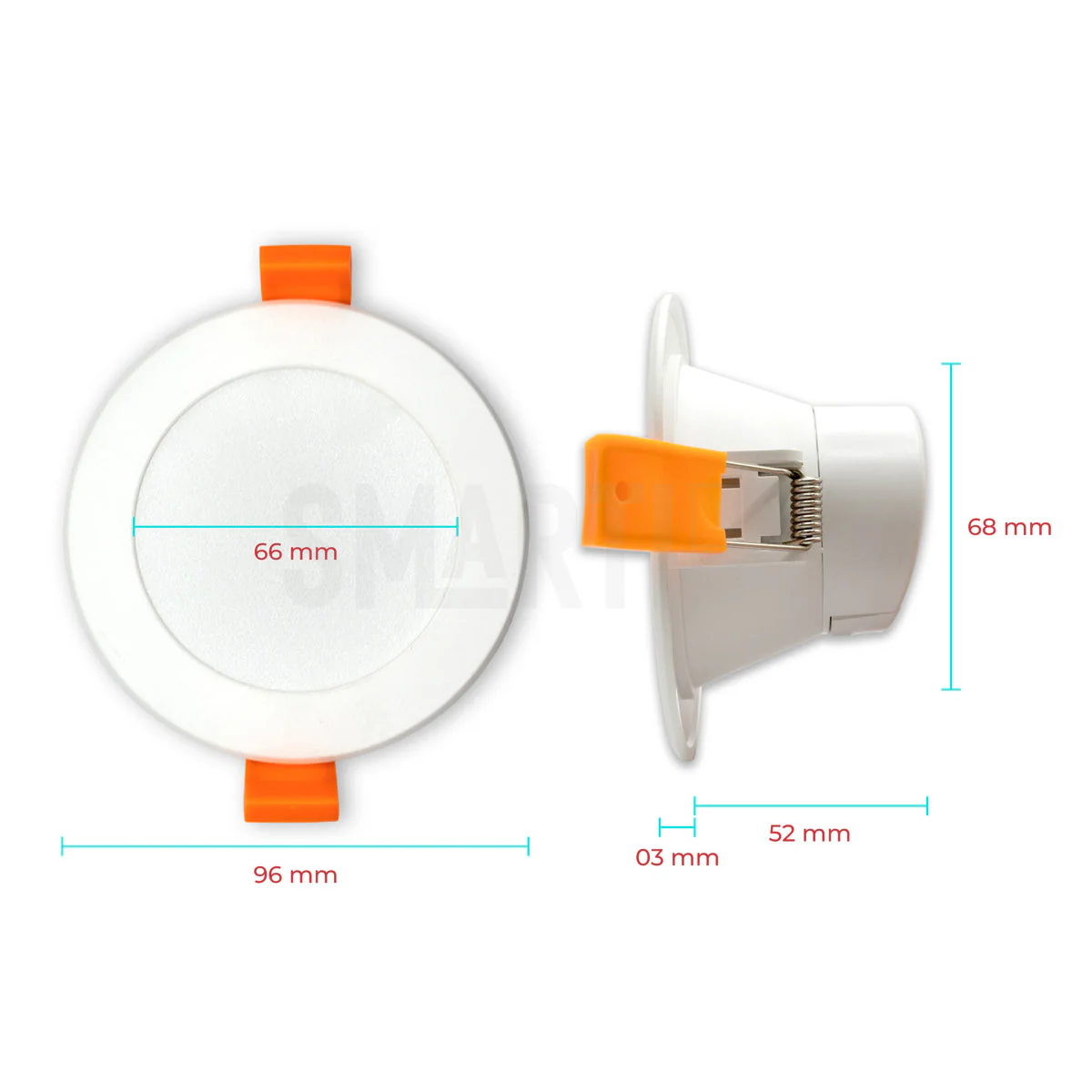 Downlight / Placa / Foco LED Ø96 mm Smart Zigbee (Cores + Branco) Smartify - Image 4