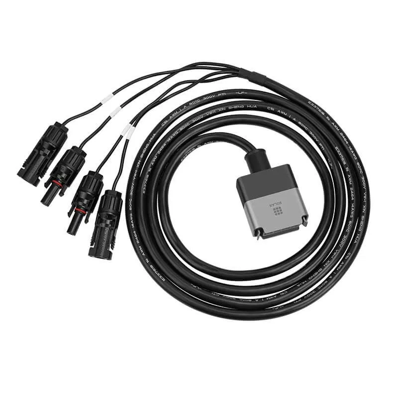 Ecoflow Cabo de conexão 2.1 m do microinversor PowerStream para Painel Solar