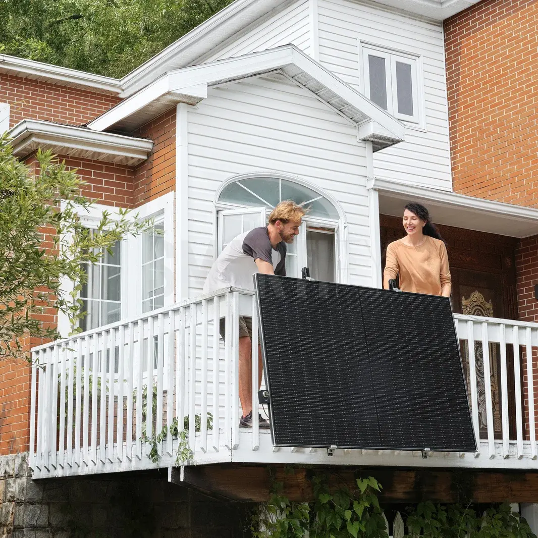 EcoFlow Moldura de painéis solares para varandas com ganchos - EcoFlow Balcony - Image 4