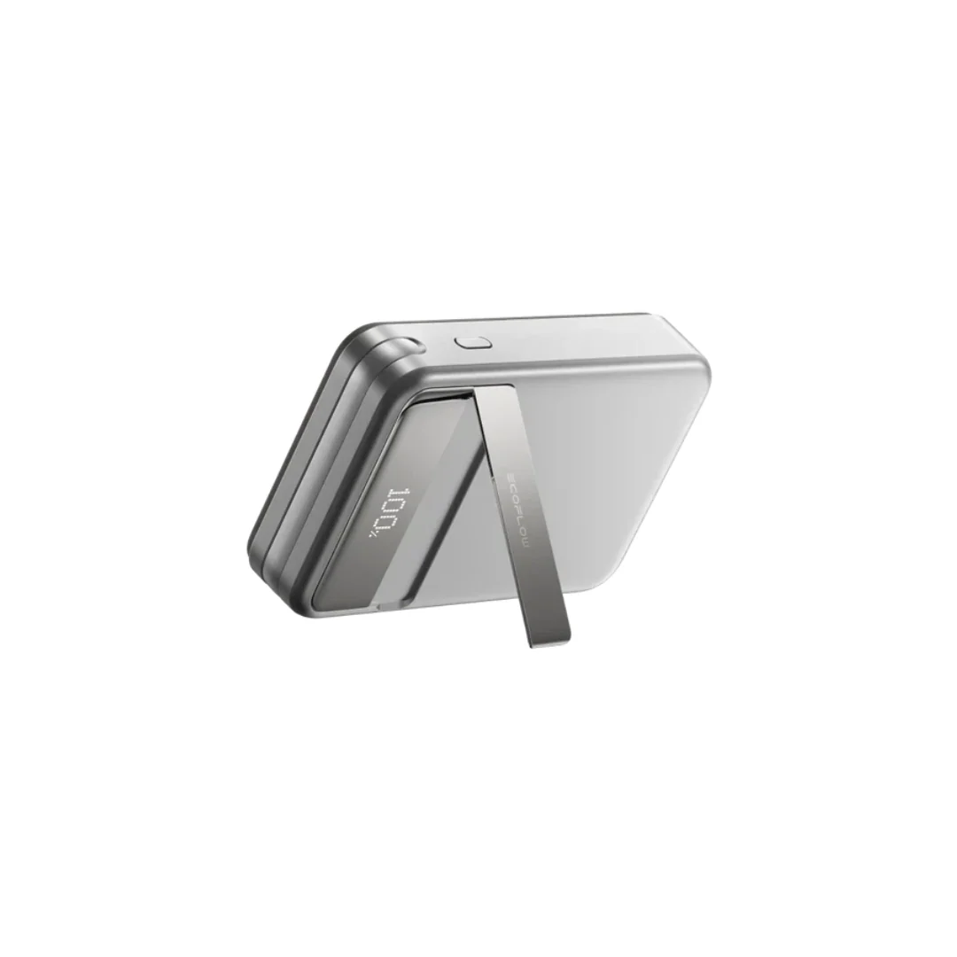 Ecoflow RAPID Magnetic Powerbank 10000mAh em Prateado - Powerbank Magnética - Image 4