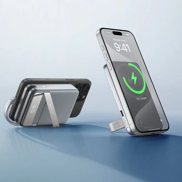 Ecoflow RAPID Magnetic Powerbank 5000mAh em Prateado - Powerbank Magnética - Image 4