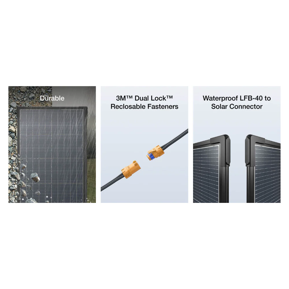 Ecoflow 2x Paineis Solares Rígidos 130W - RVMax 130w (2 peças) - Image 8