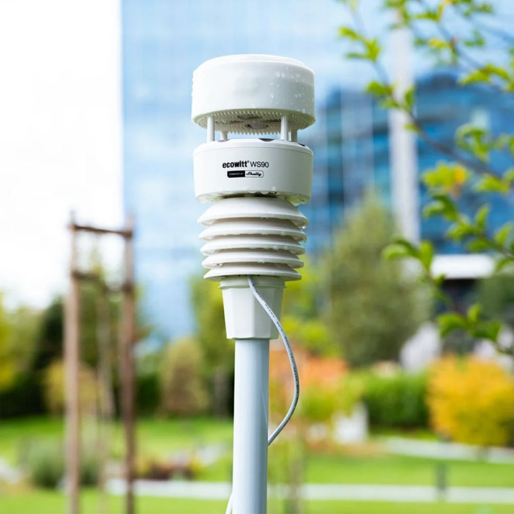 Ecowitt Estação Meteorológica Inteligente 7-em-1 | Solar | Zigbee | Sem Fios - Ecowitt WS90 Powered by Shelly - Image 10