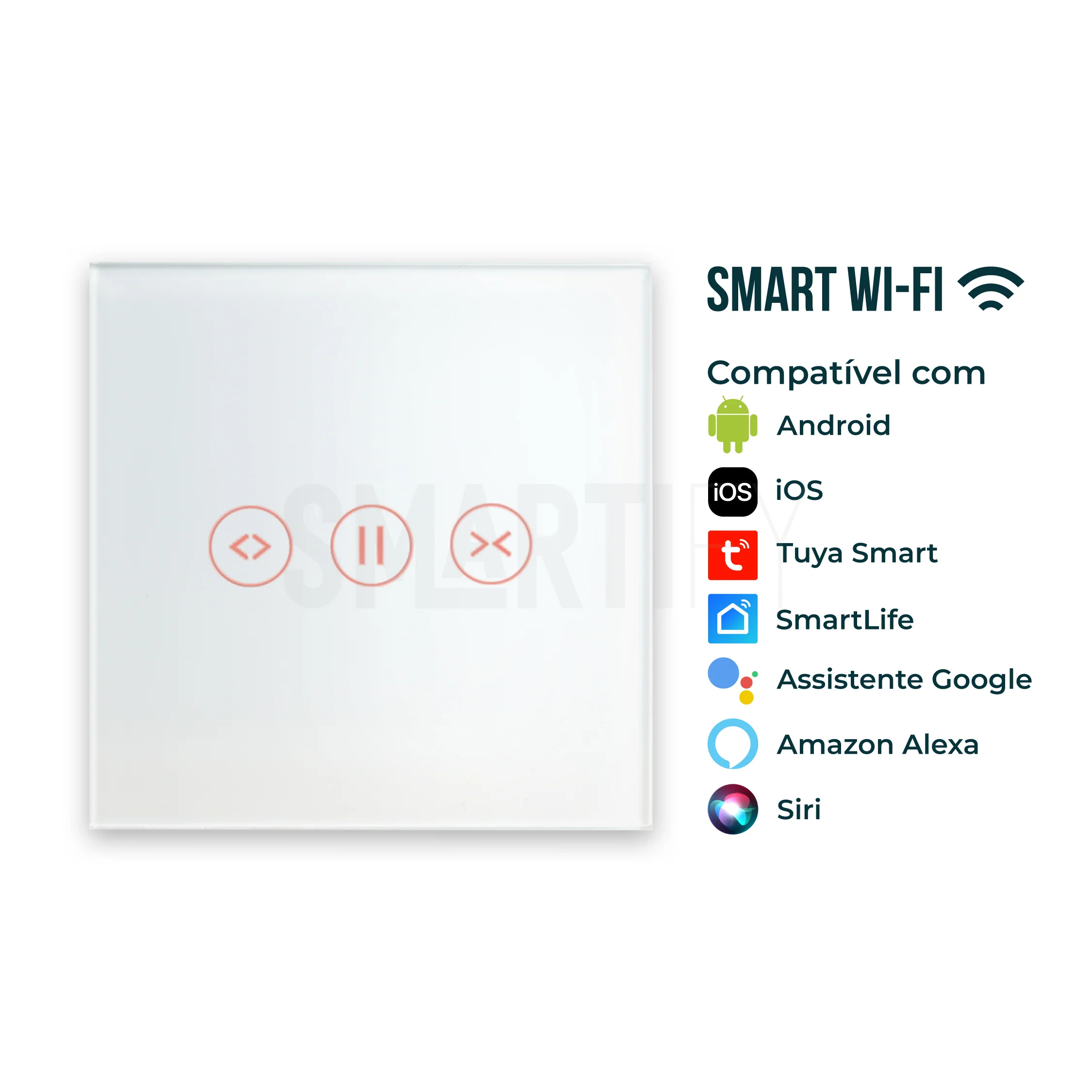 Interruptor de Estores Inteligente WiFi Smartify - Branco - Image 4