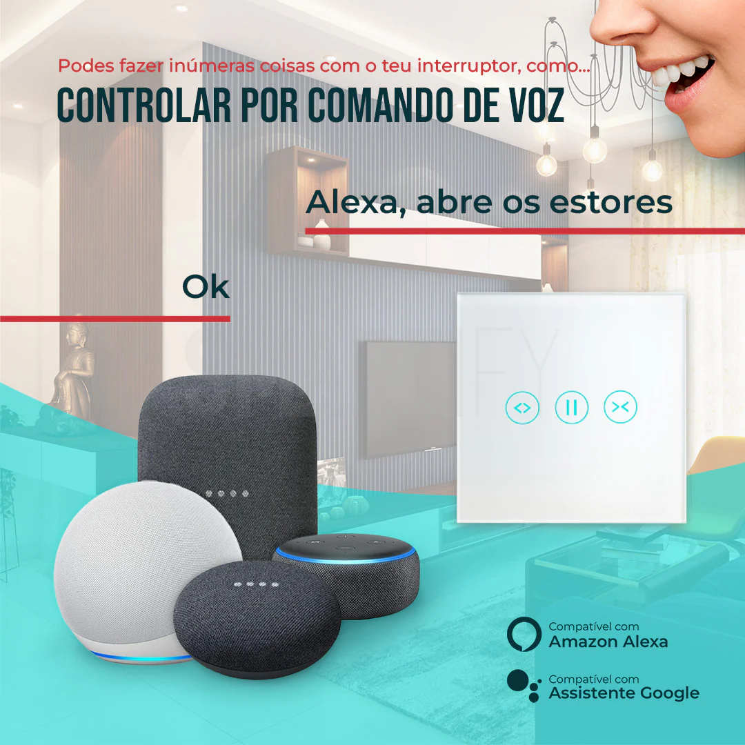 Interruptor de Estores Inteligente WiFi Smartify - Branco - Image 5