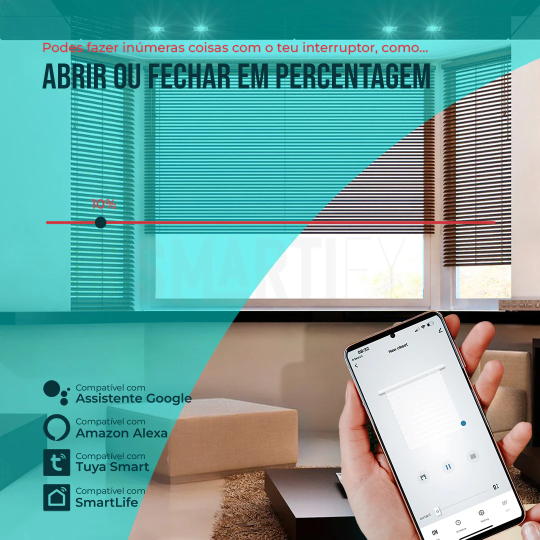 Interruptor de Estores Inteligente WiFi Smartify - Branco - Image 6