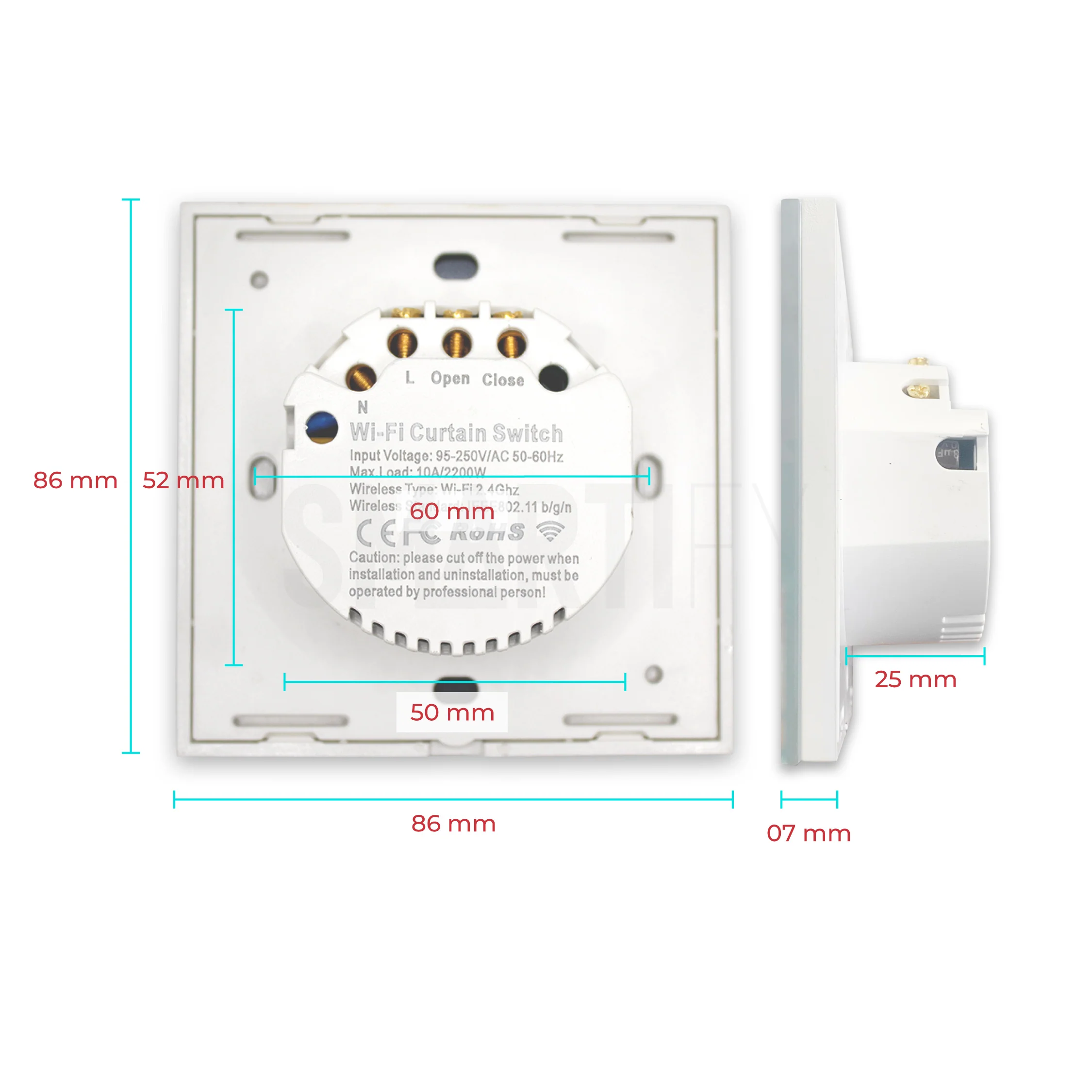 Interruptor de Estores Inteligente WiFi Smartify - Branco - Image 8