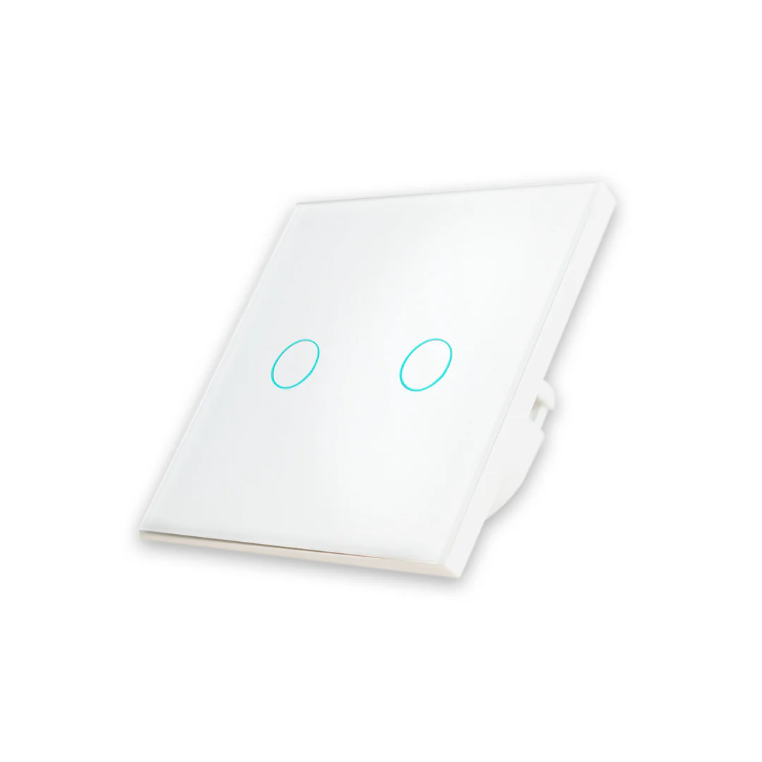 Interruptor Inteligente de Luz WiFi 2 botões Smartify - Branco