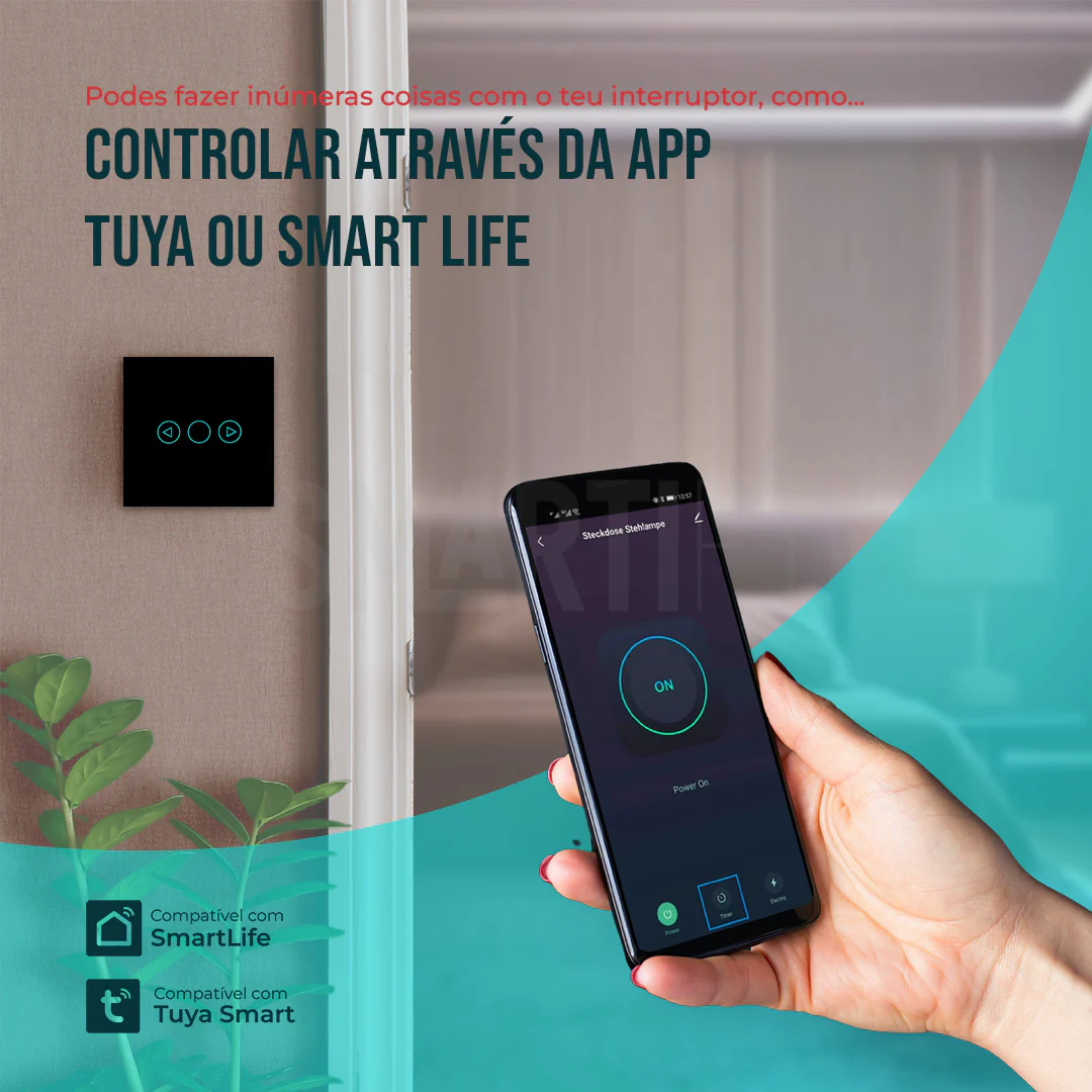 Interruptor Inteligente de Luz WiFi Dimmer Smartify - Preto - Image 10