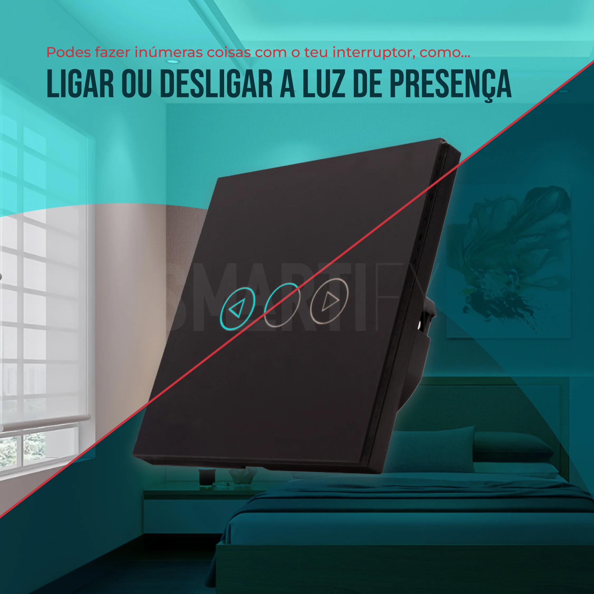 Interruptor Inteligente de Luz WiFi Dimmer Smartify - Preto - Image 11