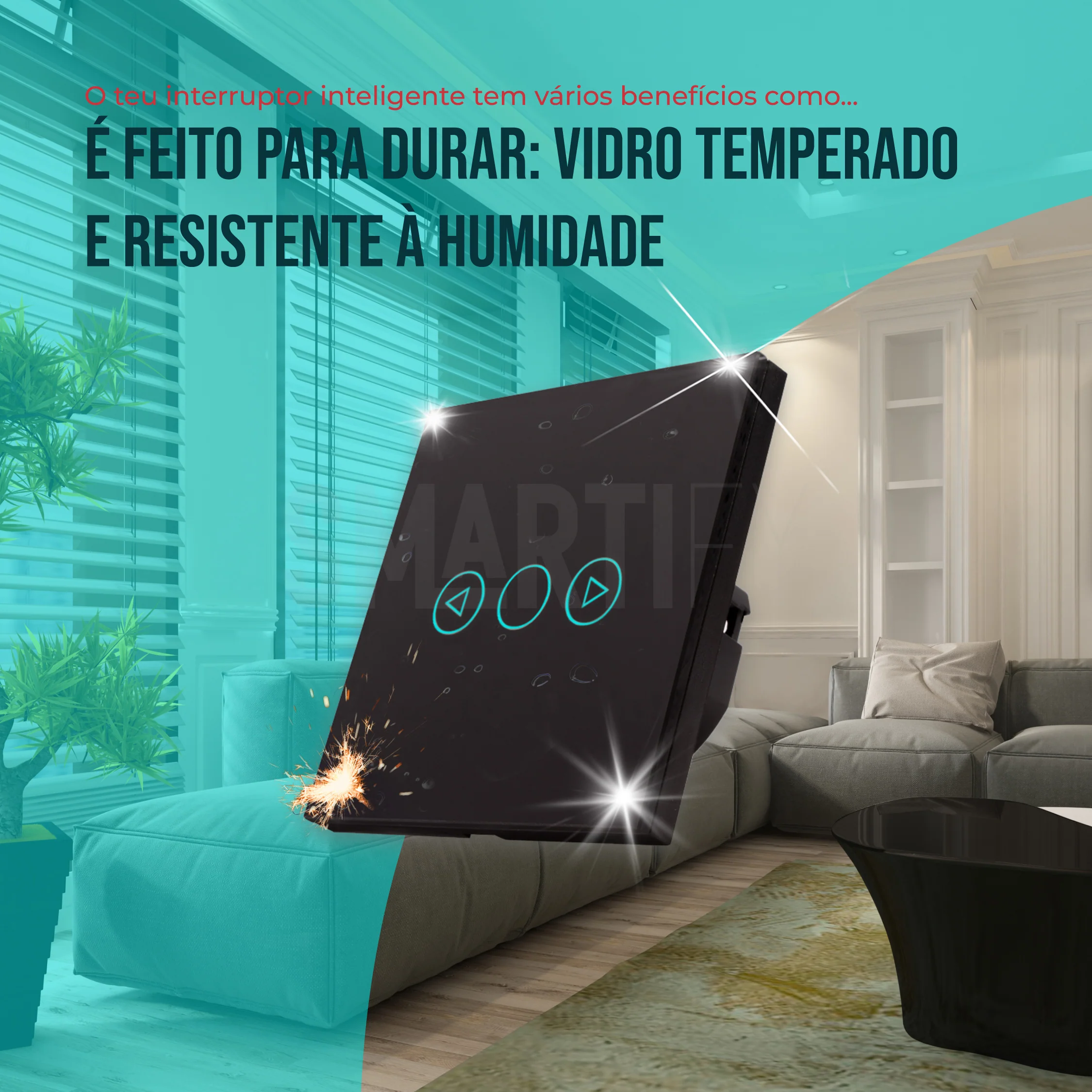 Interruptor Inteligente de Luz WiFi Dimmer Smartify - Preto - Image 13