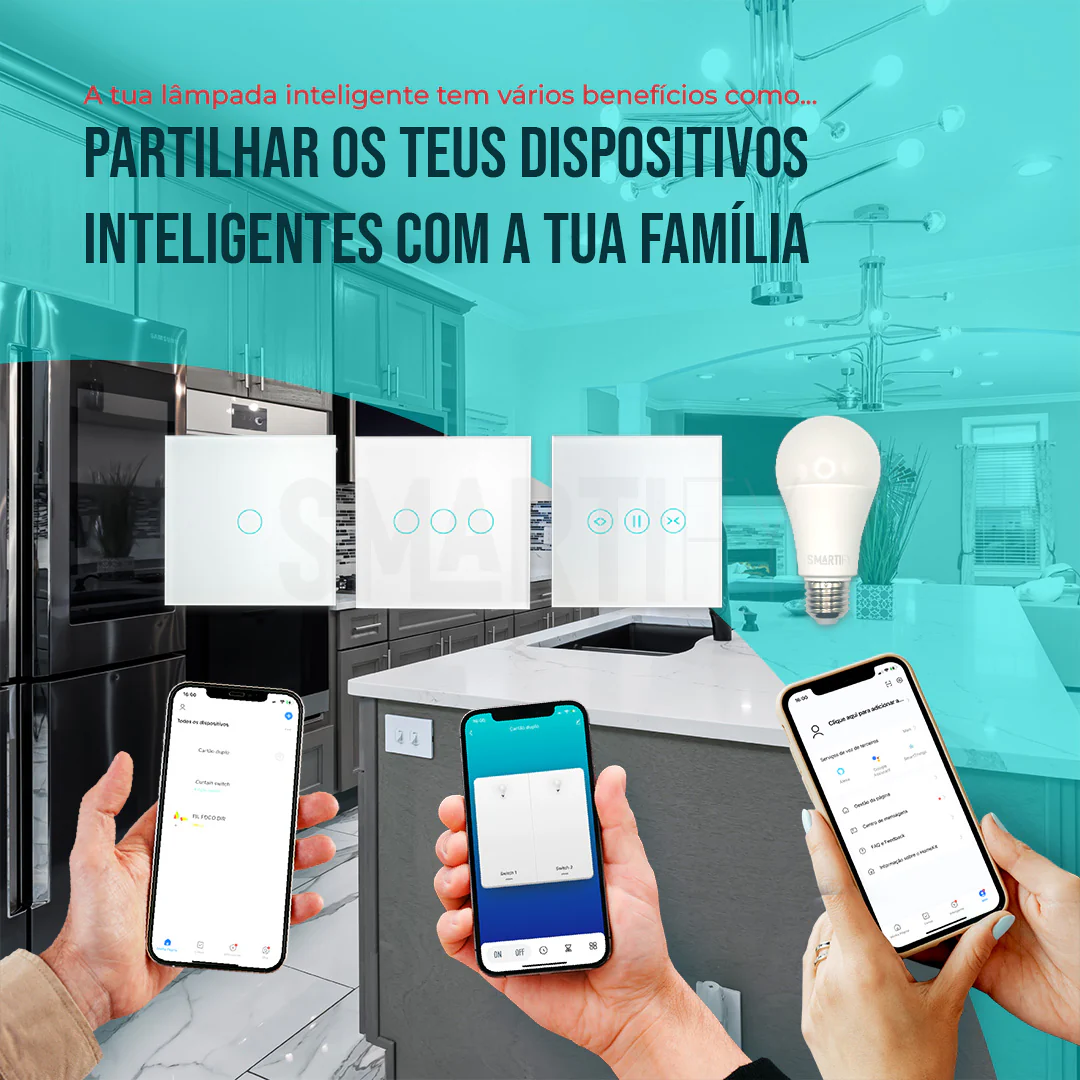 Lâmpada LED RGB - CCT (Cores + Branco) Inteligente E27 WiFi Smartify - Image 12
