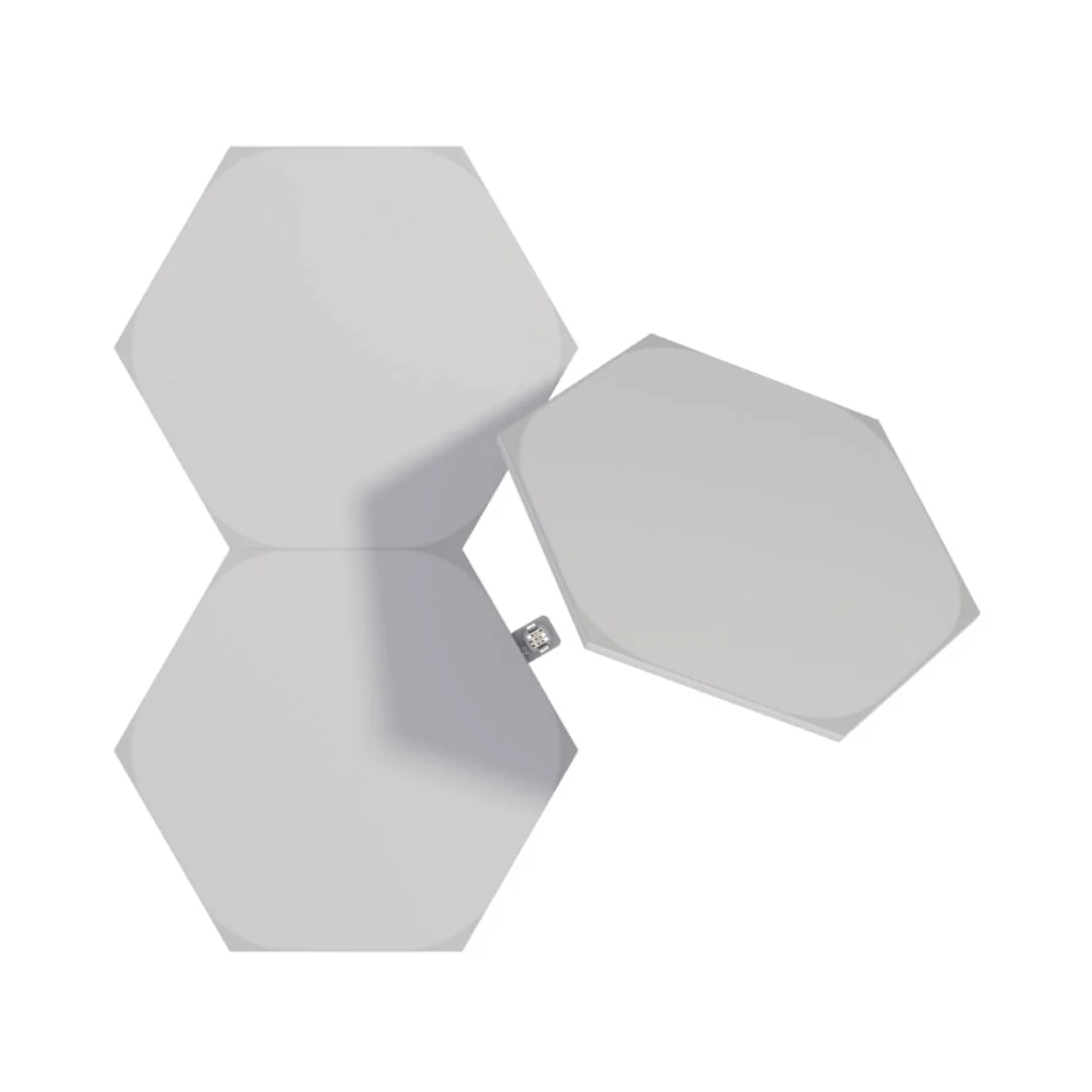 Nanoleaf Hexágonos Pack extensão com 3 painéis em Branco