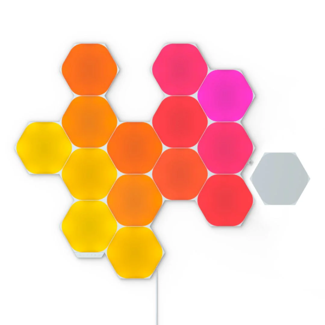 Nanoleaf Hexágonos Kit Inicial com 15 painéis