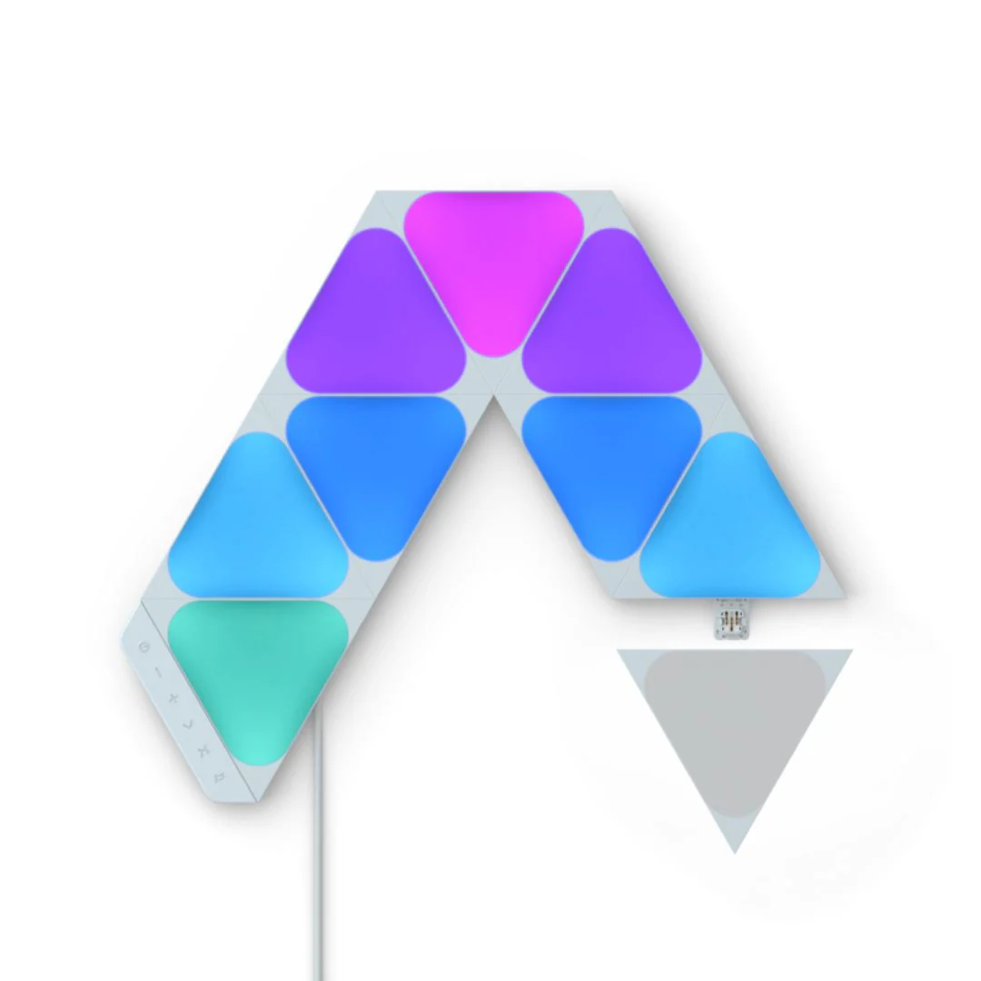 Nanoleaf Triângulos  Kit Inicial com 9 painéis