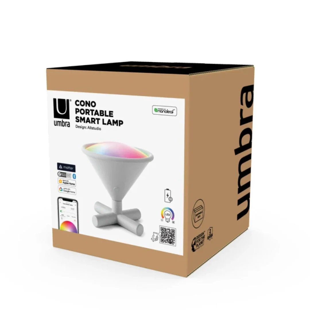 Nanoleaf Umbra Cono – Candeeiro Portátil Inteligente Cinza - Image 2
