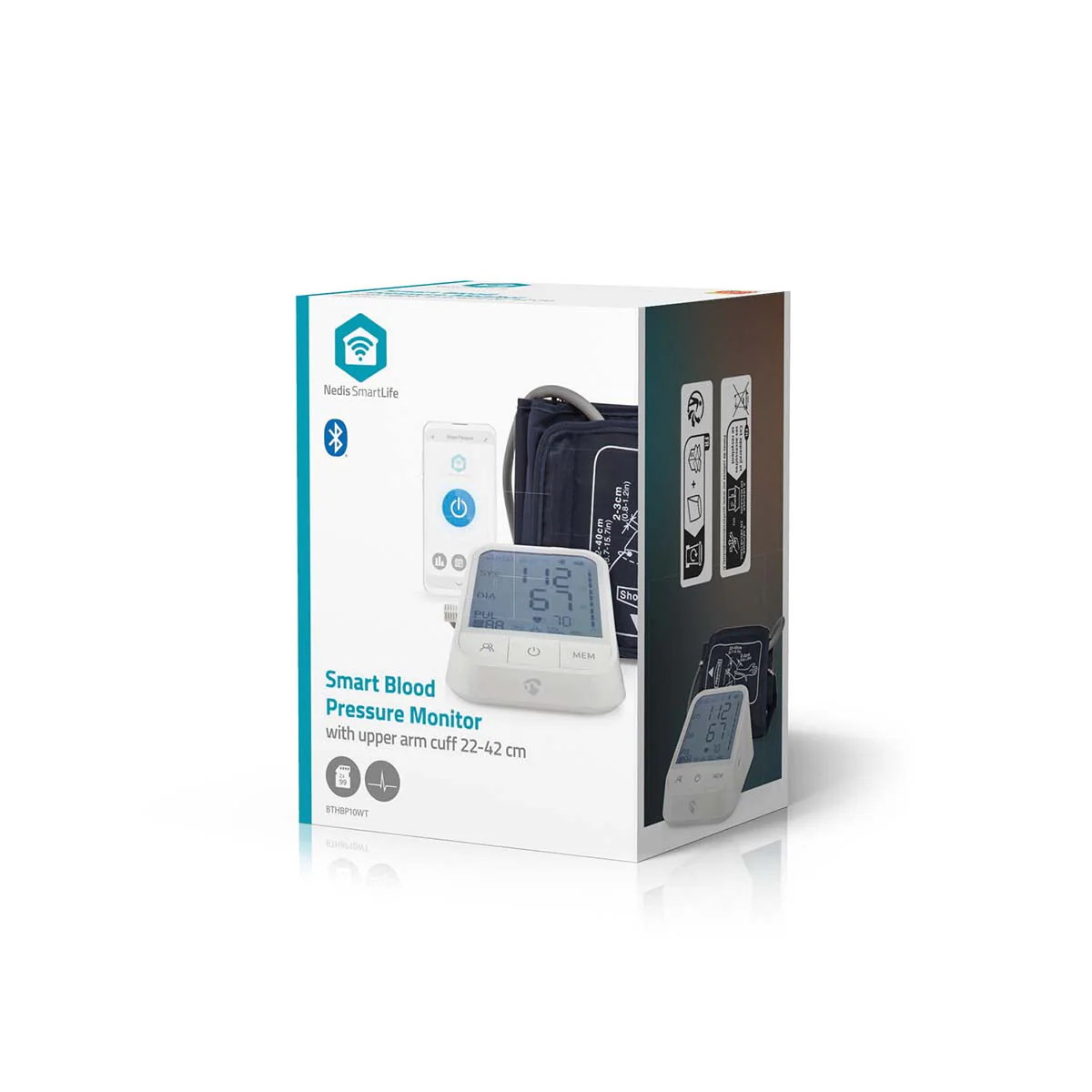 Nedis Aparelho de Pressão Arterial Bluetooth - Image 7