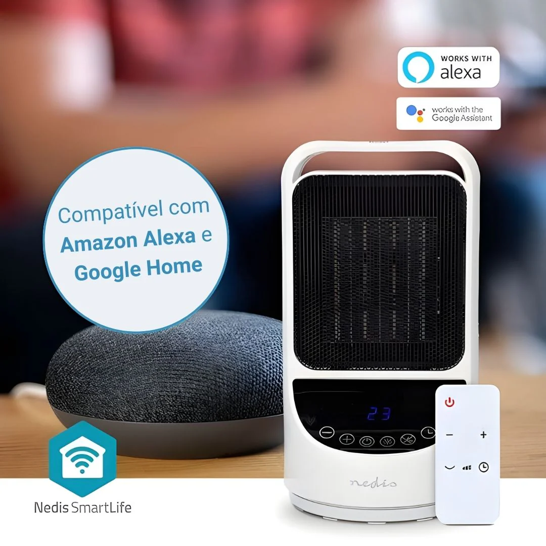 Nedis Aquecedor com Ventilador de Cerâmica Inteligente Smart WiFi - HTFA22WTW - Image 7