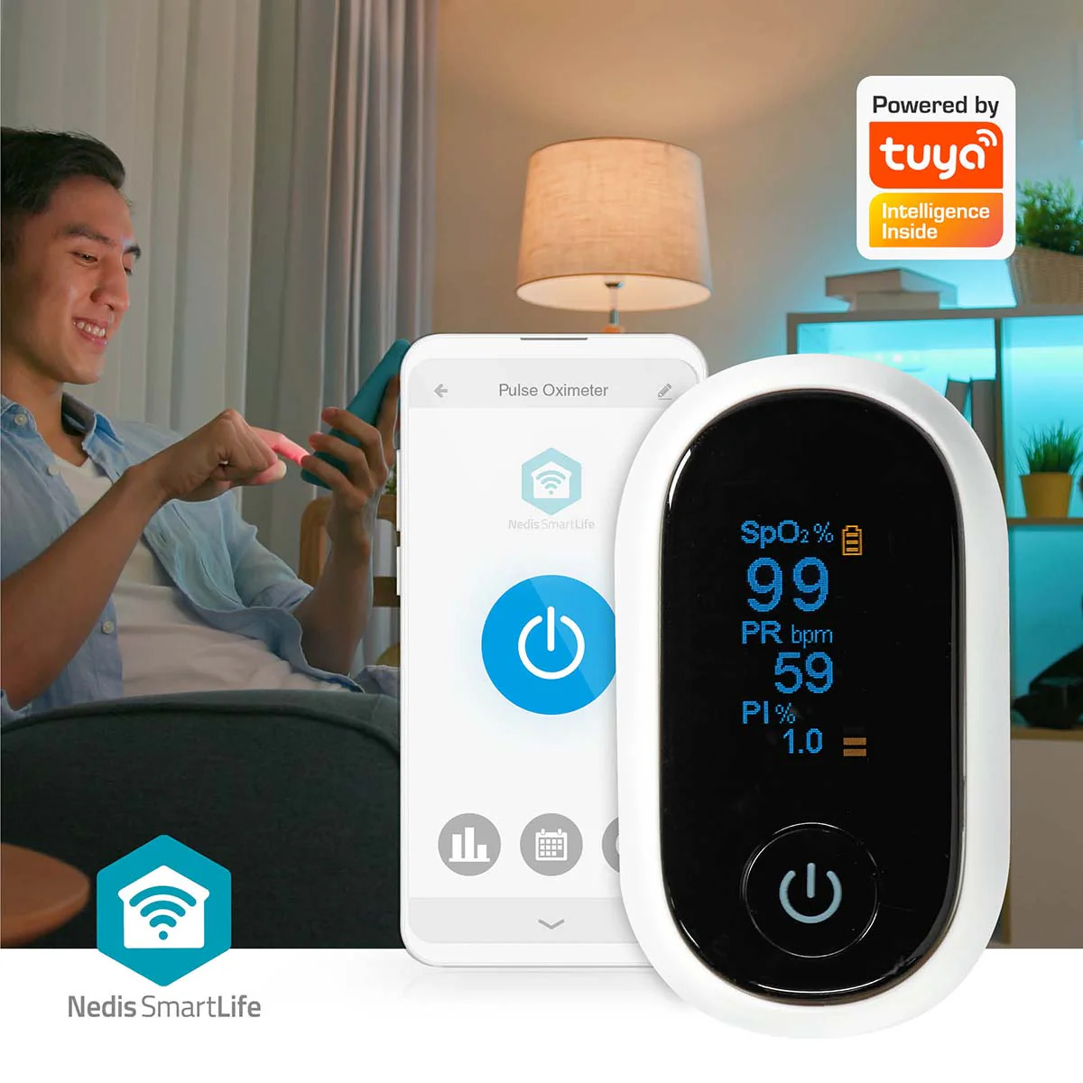 Nedis SmartLife Oxímetro de Pulso Bluetooth - Image 7
