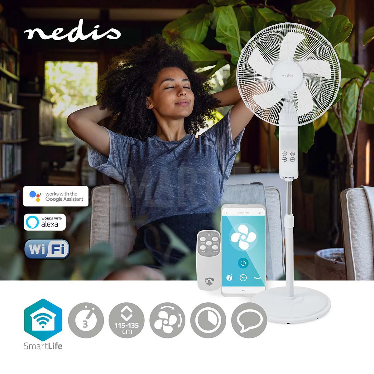 Nedis Ventoinha de Pé Inteligente Wifi - Image 9