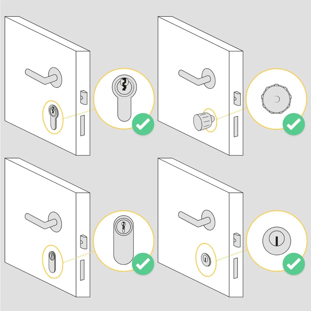Nuki Smart Lock 4.0 Pro BT/WiFi/Matter/Thread - Fechadura Inteligente Digital Branco - Image 6