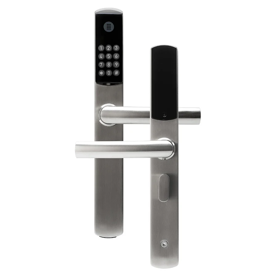 Omnitec OS Slim Code Fechadura Inteligente Cinza Inox IP54 Bluetooth - Image 2