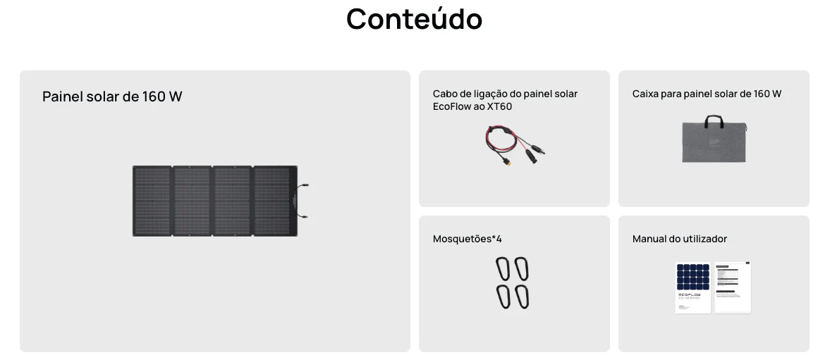 Ecoflow fotovoltaico monocristalino dobrável Painel Solar 160W - Ecoflow NextGen 160W - Image 4