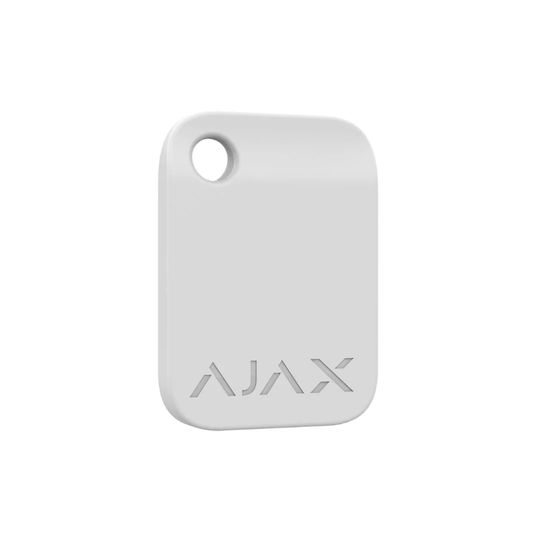 Ajax Porta-chaves RFID AJ-TAG-W - 13.56MHz (Mifare) em Branco