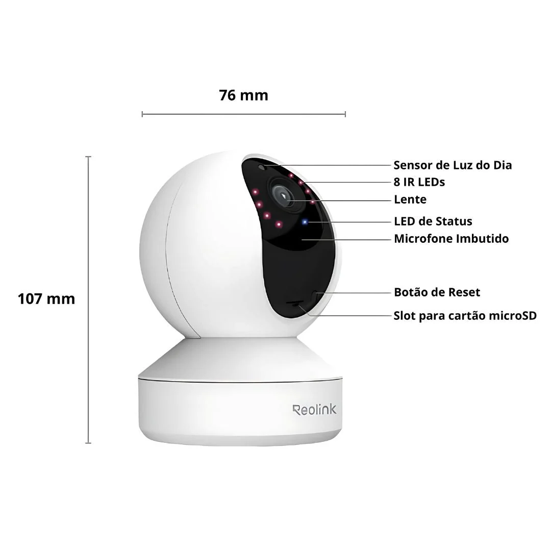 Reolink E Series E320 Câmara de Segurança Smart Wifi - Image 2