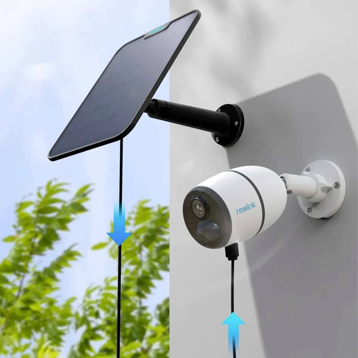 Reolink Painel Solar para câmaras de segurança em Preto - Reolink Solar Panel 2 - Image 3