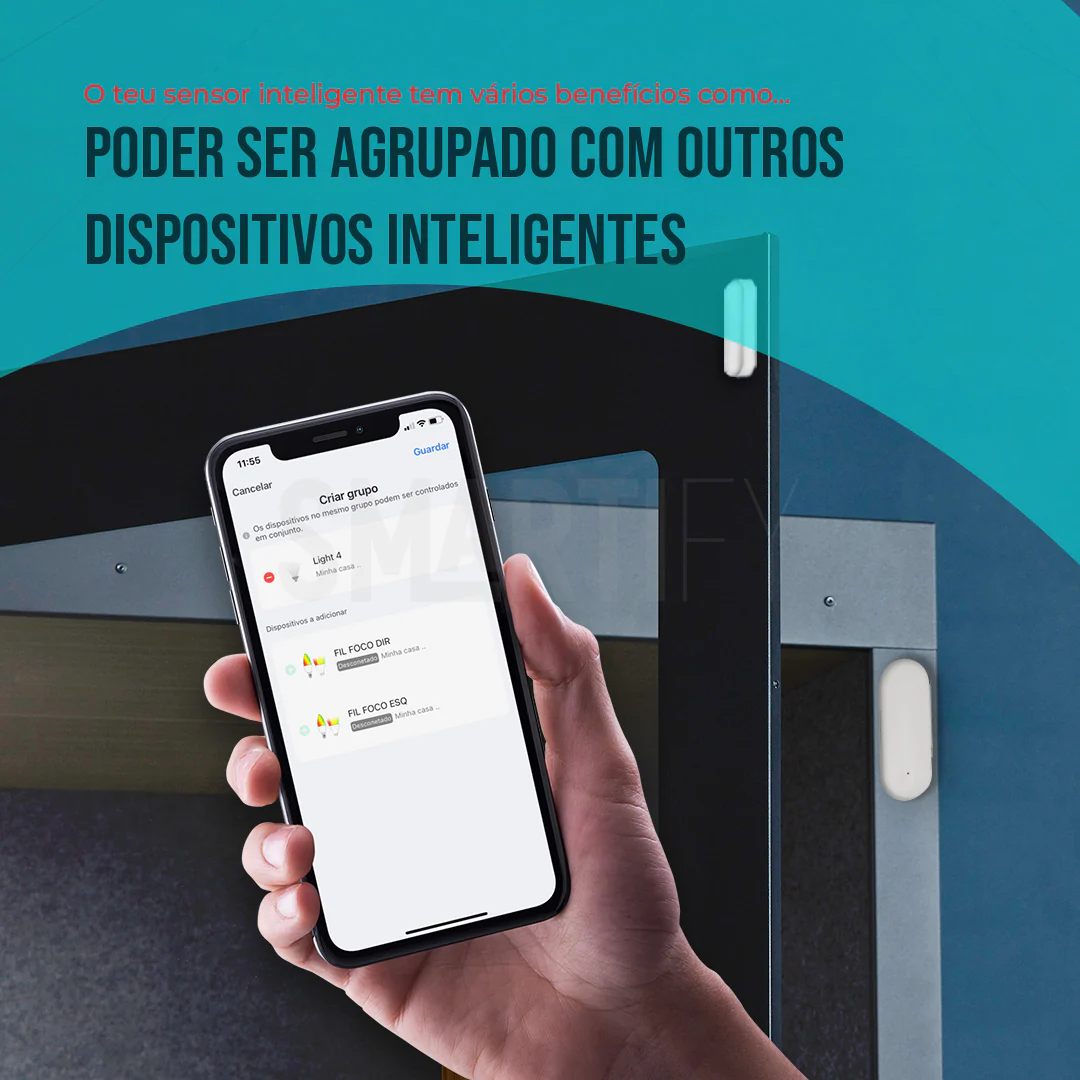 Sensor Inteligente de Abertura/Fecho WiFi Smartify - Image 7