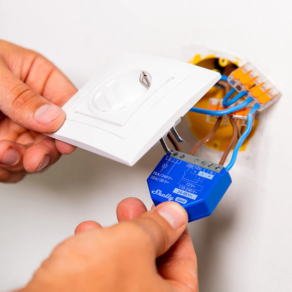 Shelly 1 Gen4 - Módulo para Interruptor 1 botão ou Portão de Garagem 16A WiFi/BT/Zigbee - Image 4