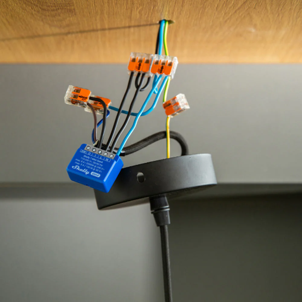 Shelly 1 Mini Gen4 - Módulo para Interruptor 1 botão ou Portão de Garagem 8A WiFi/BT/Zigbee - Image 4