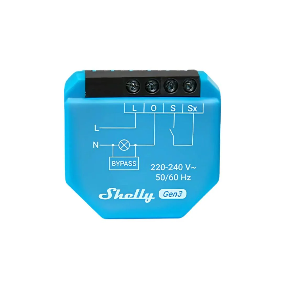 Shelly 1L Gen3 – Módulo Interruptor para Automação WiFi 1 Canal Sem Neutro - Image 3