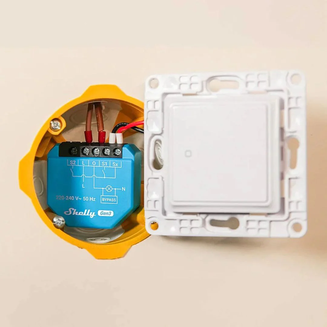 Shelly 1L Gen3 – Módulo Interruptor para Automação WiFi 1 Canal Sem Neutro - Image 5