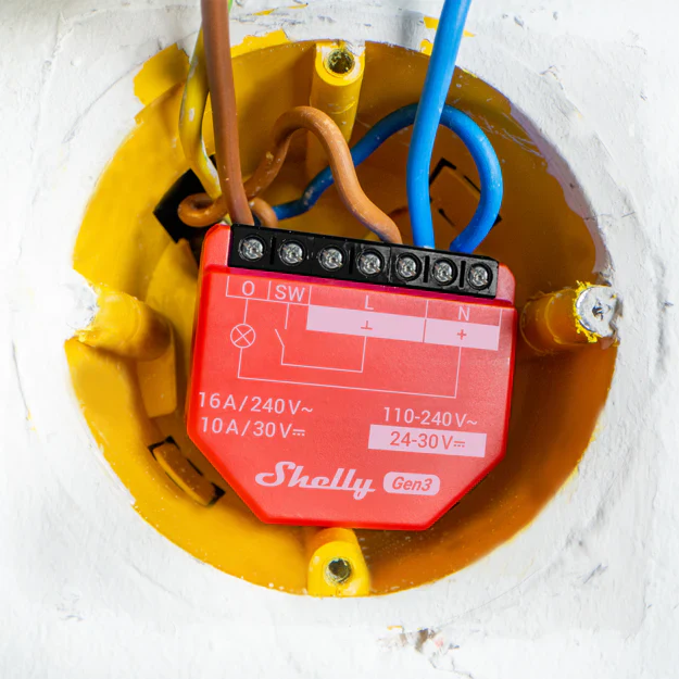 Shelly 1PM Gen3 - Módulo Interruptor com monitorização do consumo de energia 16A WIFI/BT - Image 2