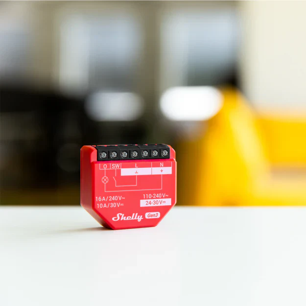 Shelly 1PM Gen3 - Módulo Interruptor com monitorização do consumo de energia 16A WIFI/BT - Image 4