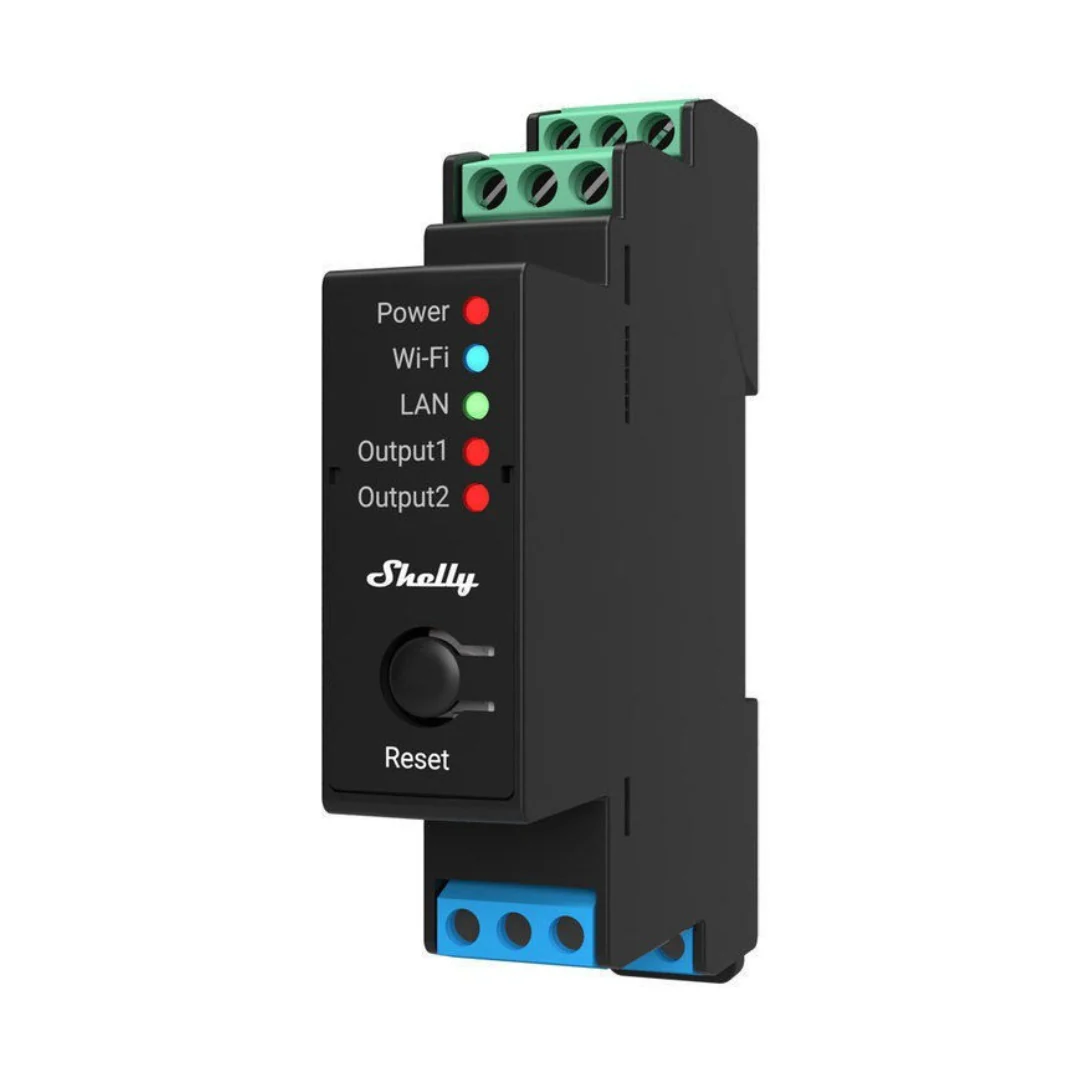 Shelly 2PM Pro - Módulo WiFi/BT/LAN