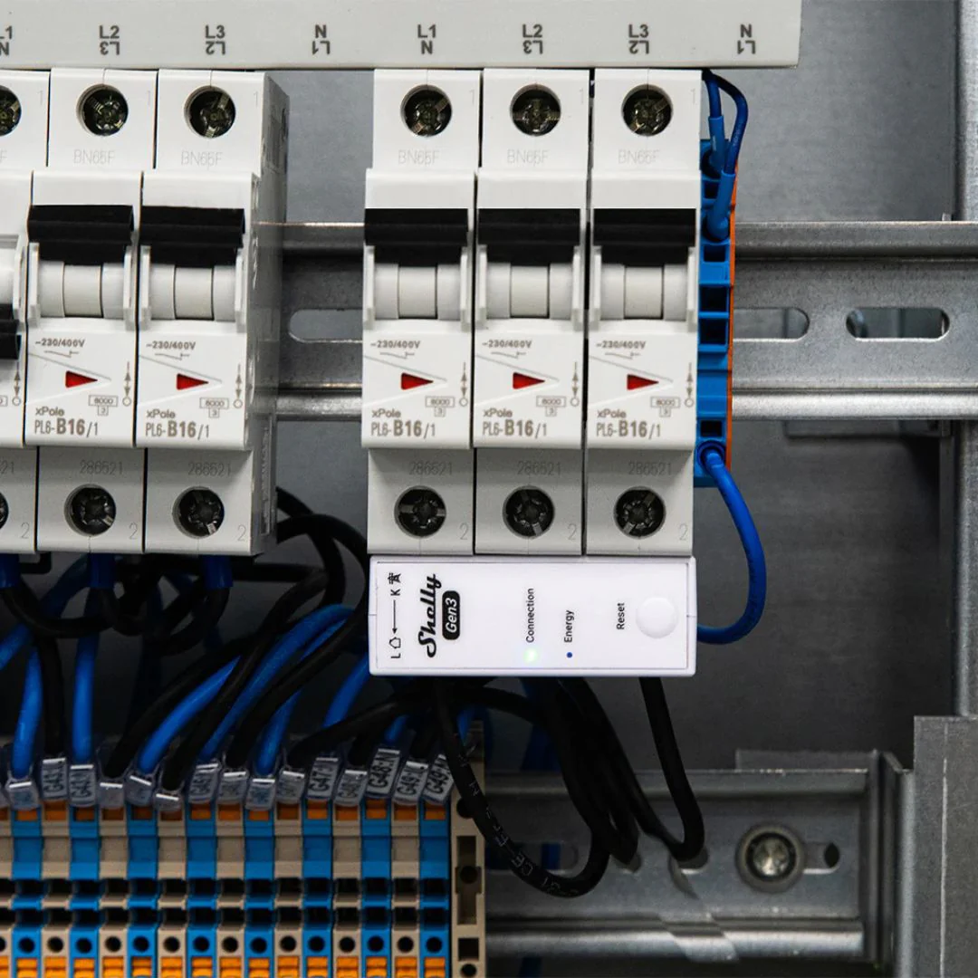 Shelly 3EM-63T Gen3 - Medidor de consumo trifásico com Terminais WiFi c/ 3 TC’s - Image 4