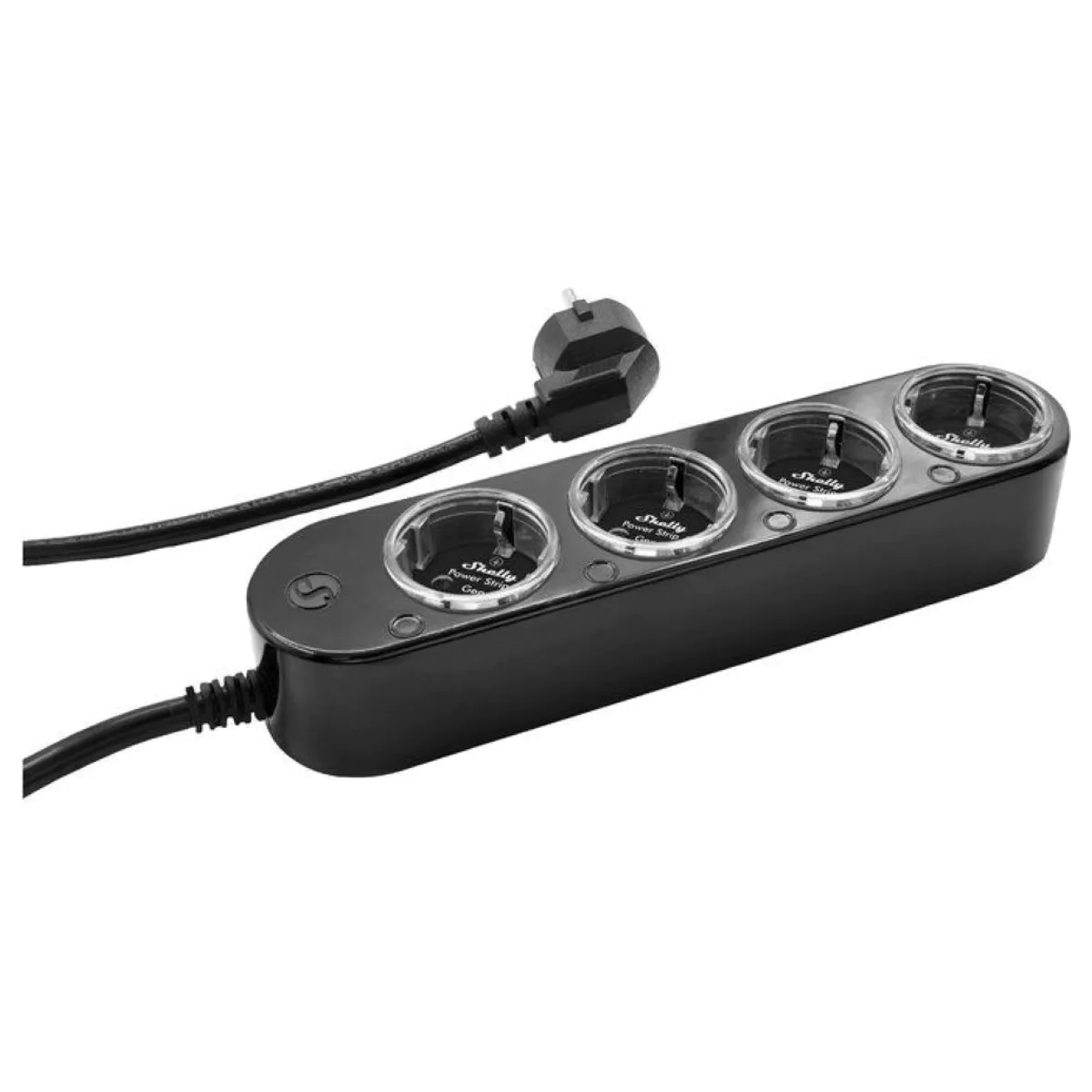Shelly Extensão Inteligente Multiprotocolo com 4 Tomadas e Medição Individual 1,5m -Shelly Power Strip 4 Gen4 Black em Preto - Image 5